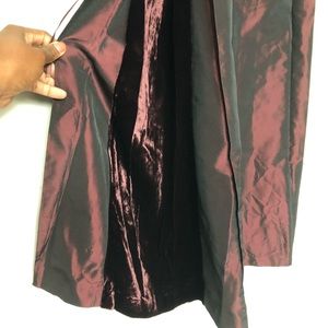 Gorgeous Iridescent Maxi Skirt with side lace down detail